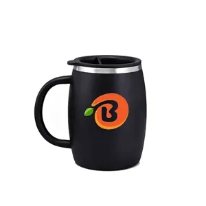 14oz 304 Stainless Steel Handled Coffee and Beer Mug