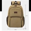 Vintage Canvas Laptop Backpack | https://www.bestnamebadges.com