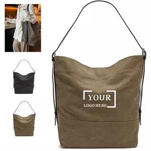 Vintage Canvas Large Capacity Tote Bag