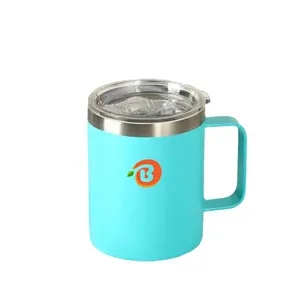 12oz Stainless Steel Mug with Handle for Business Use