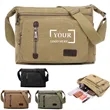 Canvas Messenger Bag | https://www.bestnamebadges.com