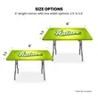 Custom Stretch Polyester Table Toppers | https://www.bestnamebadges.com