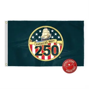 3'x5' 250th US Navy Nylon Printed Flags
