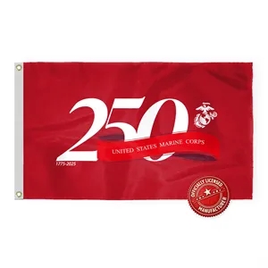 3'x5' 250th US Marine Corps Nylon Printed Flags