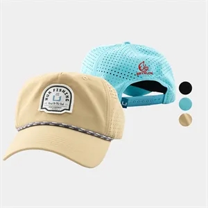 HUK® Unstructured Cap with Perforated Back and Custom Logo
