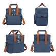 Custom Double Deck Lunch Bag With Shoulder Strap | https://www.bestnamebadges.com