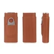 Leather Humidor Cigar Case W/ Cutter | https://www.bestnamebadges.com