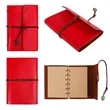 Leather Cover Refillable Binder Pocket Notebook | https://www.bestnamebadges.com