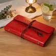 Leather Cover Refillable Binder Pocket Notebook | https://www.bestnamebadges.com