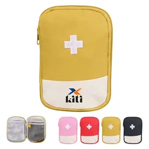 Mini Zippered Medical First Aid Bag Pouch 5"x7"