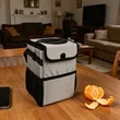 6L Waterproof Small Car Trash Can W/ Lid & Pockets | https://www.bestnamebadges.com
