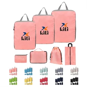 7 Set Travel Compression Packing Cubes for Suitcases