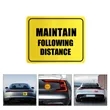 Reflective Magnetic Car Stickers 6"x6" | https://www.bestnamebadges.com