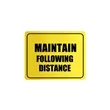 Reflective Magnetic Car Stickers 6"x6" | https://www.bestnamebadges.com