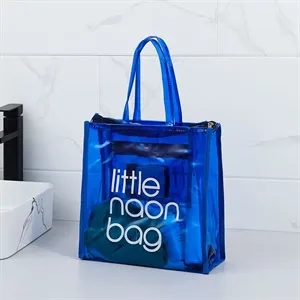 Clear PVC Jelly Tote Bag