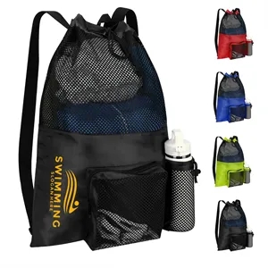 40L RPET Quick-Dry Mesh Swim & Sports Backpack