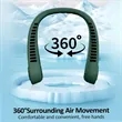 Portable Bladeless Neck Hands Free Rechargeable Fan | https://www.bestnamebadges.com