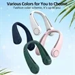 Portable Bladeless Neck Hands Free Rechargeable Fan | https://www.bestnamebadges.com