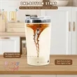 Rechargeable Magnetic Self Stirring Mug With Lid Portable | https://www.bestnamebadges.com
