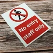 PVC warning label | https://www.bestnamebadges.com