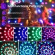Sound Activated Party Lights with Remote Control DJ Lighting | https://www.bestnamebadges.com