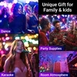 Sound Activated Party Lights with Remote Control DJ Lighting | https://www.bestnamebadges.com