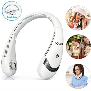 Rechargeable Portable Bladeless Cooling Neck Fan
