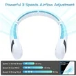 Rechargeable Portable Bladeless Cooling Neck Fan | https://www.bestnamebadges.com