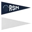 9"x24" Full Color Custom Large Felt Pennant | https://www.bestnamebadges.com