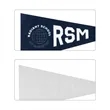 9"x24" Full Color Custom Large Felt Pennant | https://www.bestnamebadges.com