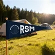9"x24" Full Color Custom Large Felt Pennant | https://www.bestnamebadges.com