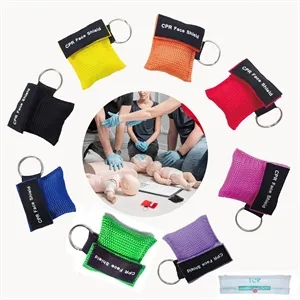 CPR Face Shield Mask Keychain