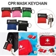 CPR Face Shield Mask Keychain | https://www.bestnamebadges.com
