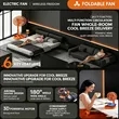 Foldable USB Portable Desk Fan Mini Office Home Table Fan | https://www.bestnamebadges.com