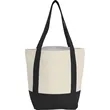 Mini Recycled 8oz Cotton Canvas Tote | https://www.bestnamebadges.com