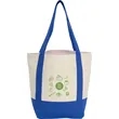 Mini Recycled 8oz Cotton Canvas Tote | https://www.bestnamebadges.com