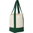Mini Recycled 8oz Cotton Canvas Tote | https://www.bestnamebadges.com