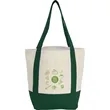 Mini Recycled 8oz Cotton Canvas Tote | https://www.bestnamebadges.com