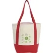 Mini Recycled 8oz Cotton Canvas Tote | https://www.bestnamebadges.com