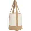 Mini Recycled 8oz Cotton Canvas Tote | https://www.bestnamebadges.com