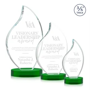Odessy Flame Award on Alberton Base - Green