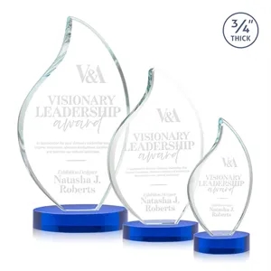 Odessy Flame Award on Alberton Base - Blue