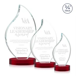 Odessy Flame Award on Alberton Base - Red