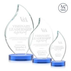 Odessy Flame Award on Alberton Base - Sky Blue