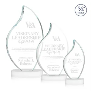 Odessy Flame Award on Alberton Base - White