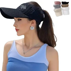 Knitted Baseball Cap Summer Sun Hat Outdoor Breathable
