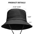 Unisex Bucket Hat Lightweight Packable Sun Hat Foldable | https://www.bestnamebadges.com