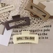 5.1 Inch Matte Large Square Clip for Hair Large Size | https://www.bestnamebadges.com