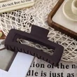 5.1 Inch Matte Large Square Clip for Hair Large Size | https://www.bestnamebadges.com