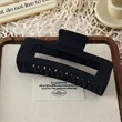 5.1 Inch Matte Large Square Clip for Hair Large Size | https://www.bestnamebadges.com